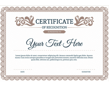 Certificate 1