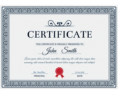 Certificate 2